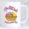 I love Big Yarn Knitting Needle Mug - Gift for Knitters