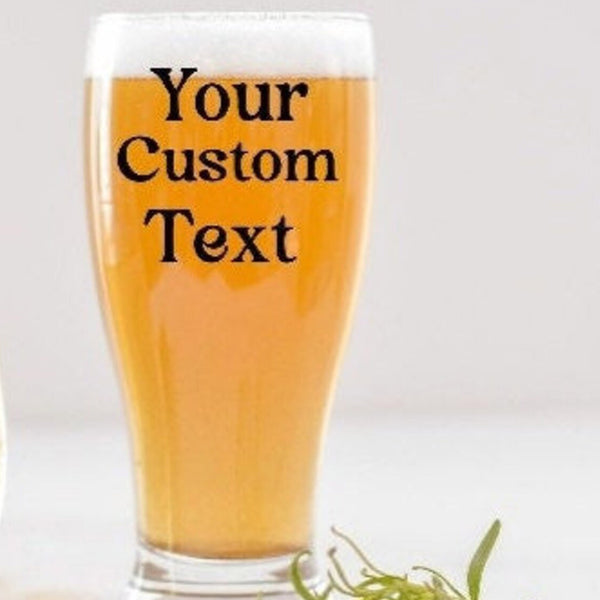 Custom Personalized Beer Glass