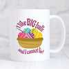 I love Big Yarn Crocheting Needle Mug - Gift for  Crocheters