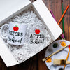 Back to School Teacher Gift - Wine Glass & Coffee Mug Set