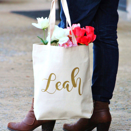 Canvas Tote Bag Personalized