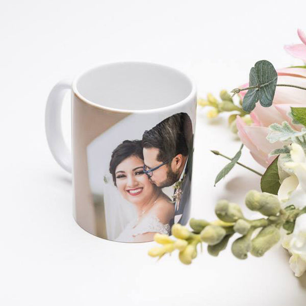 Custom Photo Mug: Wedding, Anniversary, Christmas - Personalized Gift