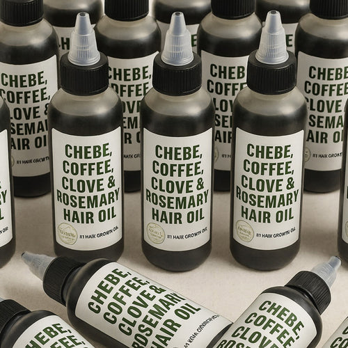 Chebe Hair growth Oil with Peppermint and Rosemary Essential Oil