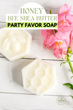 Honey Bee Shea butter Party favor Soap - Set of 6
