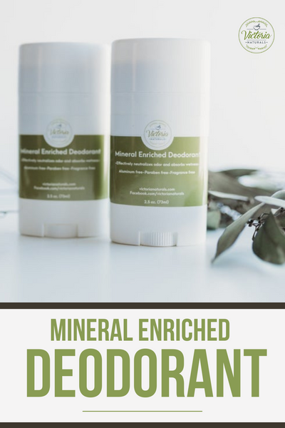 Aluminium Free Mineral Enriched Natural Deodorant