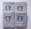 Monogrammed Initial Bath Towel