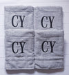 Monogrammed Initial Bath Towel