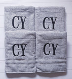 Monogrammed Initial Bath Towel