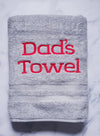 Custom Bath Towel for Dad