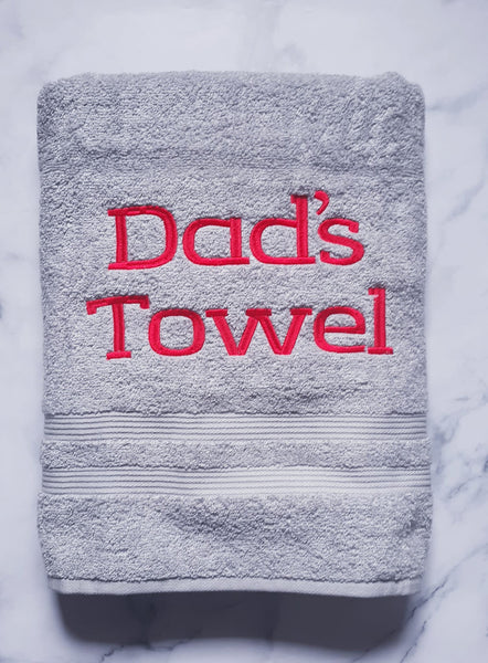 Custom Bath Towel for Dad