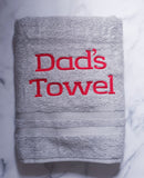 Custom Bath Towel for Dad