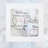 Long Distance Relationship Friendship Gift - State to State - Daughter & Mother - Distance Christmas Gift