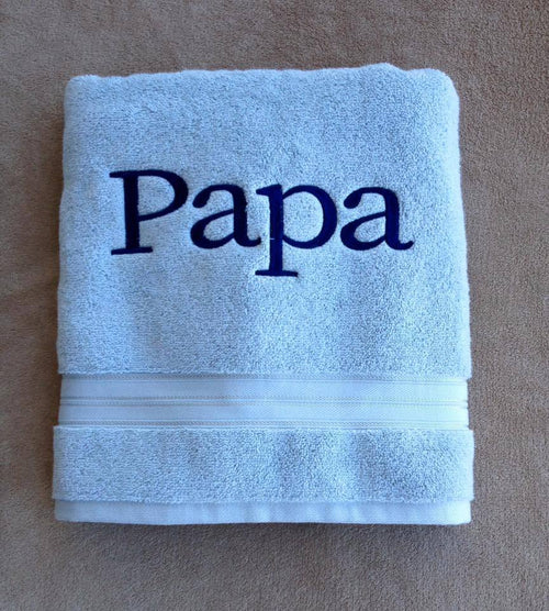 Custom Bath Towel for Dad