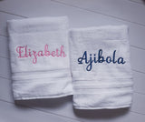 Personalized Monogrammed Bath Towel