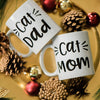Cat Mom or Cat Dad Dishwasher safe Mug