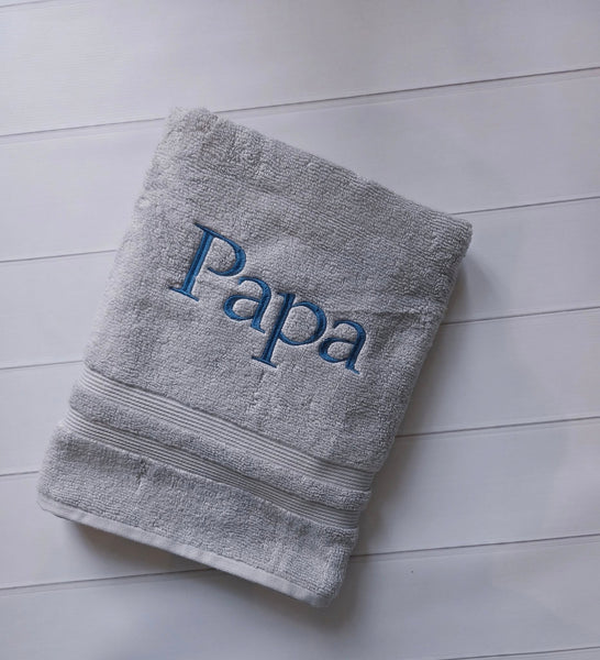 Father's Day Gift Personalized Gift Towel