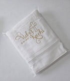 Personalized Christening Cross Towel Baptism Gift