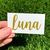 Personalized Custom Name Vinyl Decal