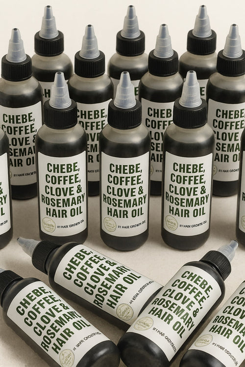 Chebe Hair growth Oil with Peppermint and Rosemary Essential Oil