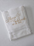 Personalized Christening Cross Towel Baptism Gift