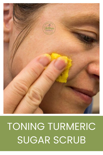 Toning Turmeric Sugar Scrub