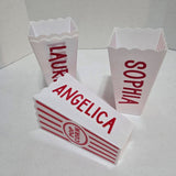 Personalized Popcorn Cup Party Favors