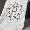 Monogram Embroidered Dish Towel