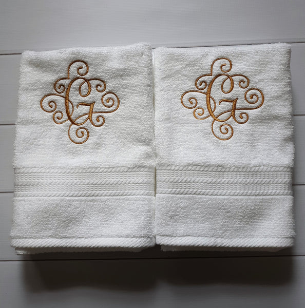 Monogram Hand Towel