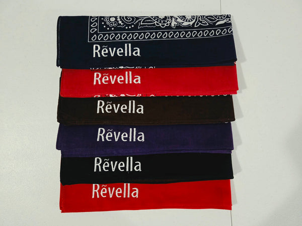 Custom Embroidered Dog Bandana Personalized with ONE Name Only
