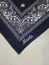Custom Embroidered Dog Bandana Personalized with ONE Name Only