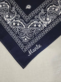 Custom Embroidered Dog Bandana Personalized with ONE Name Only