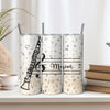 Personalized Clarinet Tumbler - Graduation Gift for Music Students