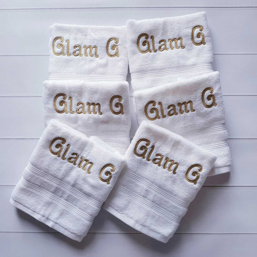 Personalized  Embroidered Wash Cloth