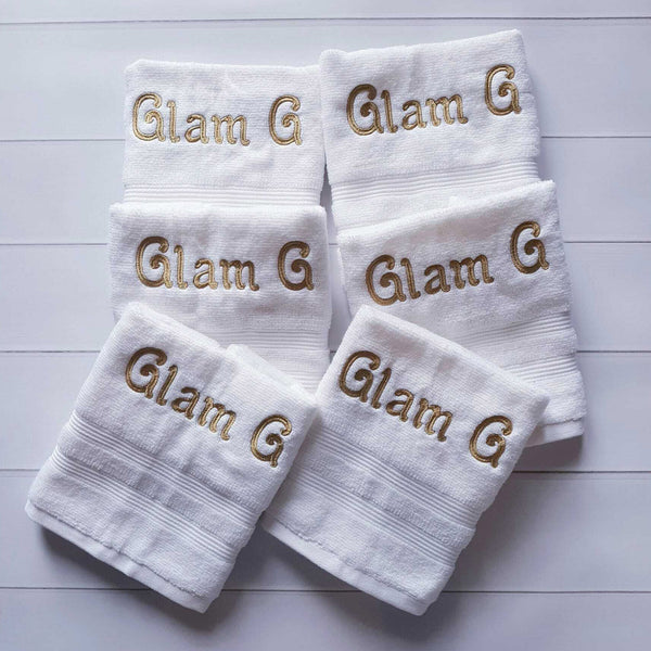 Personalized  Embroidered Wash Cloth