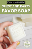100% Handmade Guest and Party Favor Soap - Set of 6