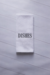 HANDS & DISHES Embroidered Cotton Waffle Weave Towels Set