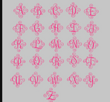 Monogram Bath Towel Set