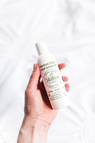 victoria naturals face and body oil