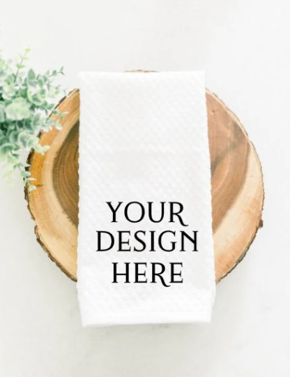 Custom Embroidered Dish Towel