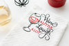 Funny Custom Christmas Towel - Gift for Mom or Wife - Kitchen Accessories