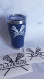 Personalized Lacrosse Stick Decal - Coach & Mom Gift