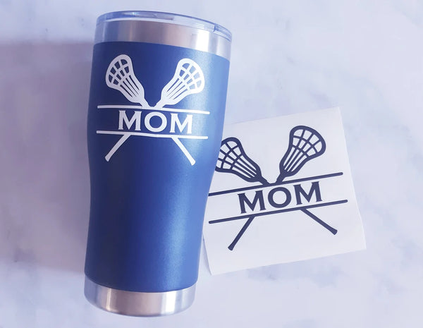 Personalized Lacrosse Stick Decal - Coach & Mom Gift