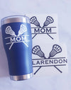 Personalized Lacrosse Stick Decal - Coach & Mom Gift