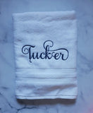 Bathroom Towel with Embroidery Name