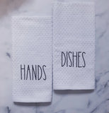 Custom Housewarming Embroidered Kitchen Linen - Realtor Closing Gift