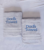 Custom Bath Sheet for Dad Customized Gift