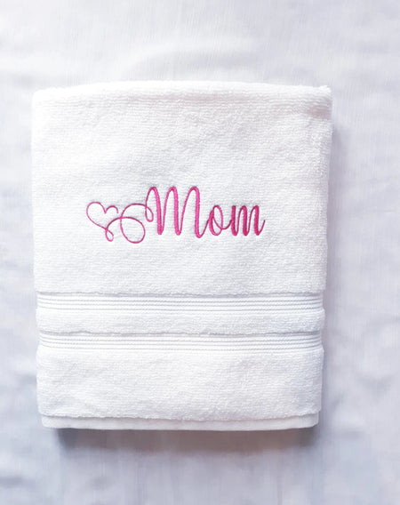 Personalized Embroidered Dish Towel