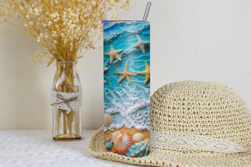 Personalized 3D Beach Tumbler - Girls Group Summer Trip Gift"