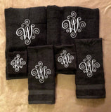 Monogram Bath Towel Set