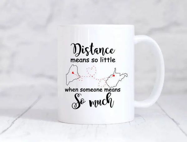 Long Distance Friendship Gift - State to State - Daughter & Mother - Distance Christmas Gift